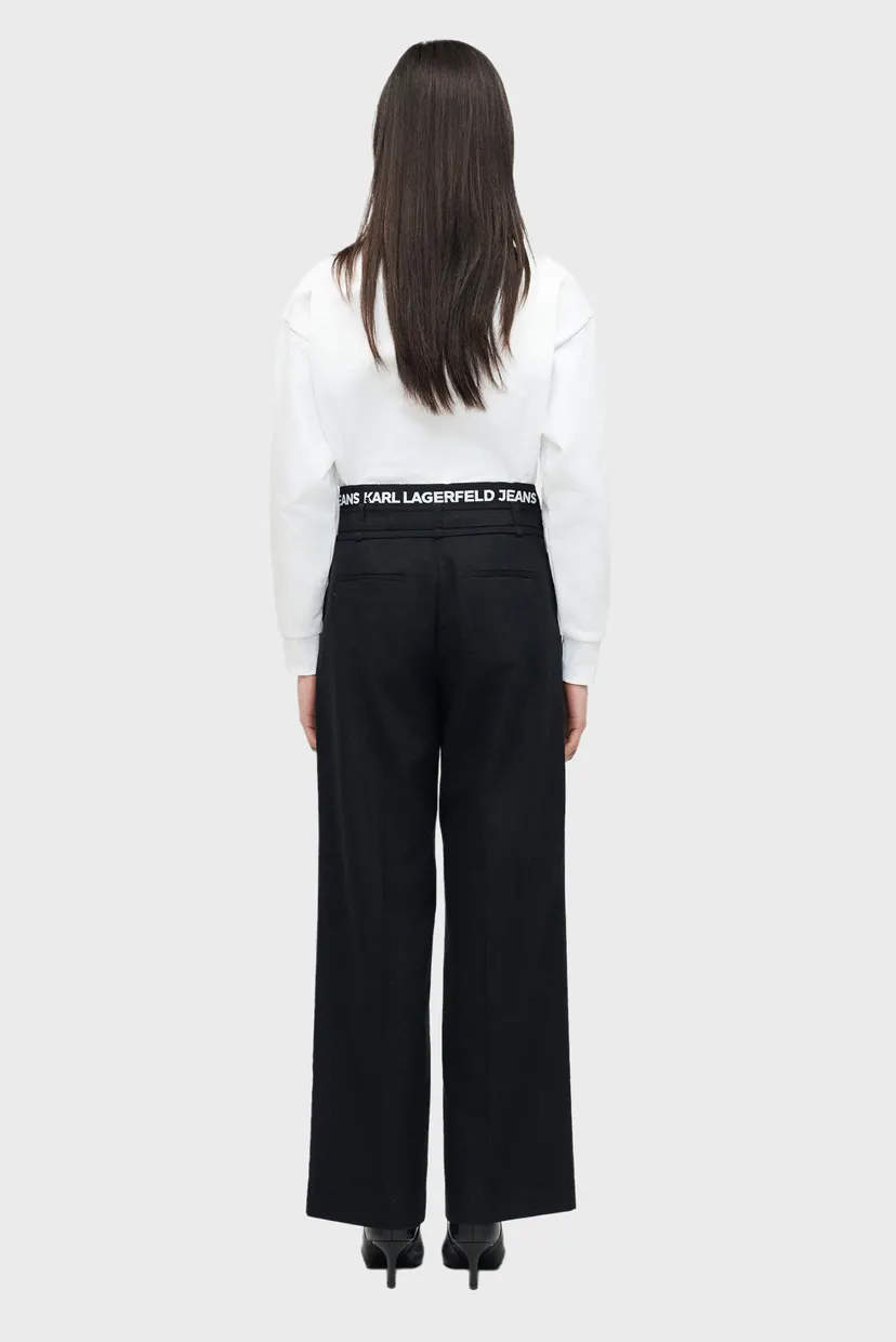 Штаны/KLJ PLEATED LOGO PANT 3