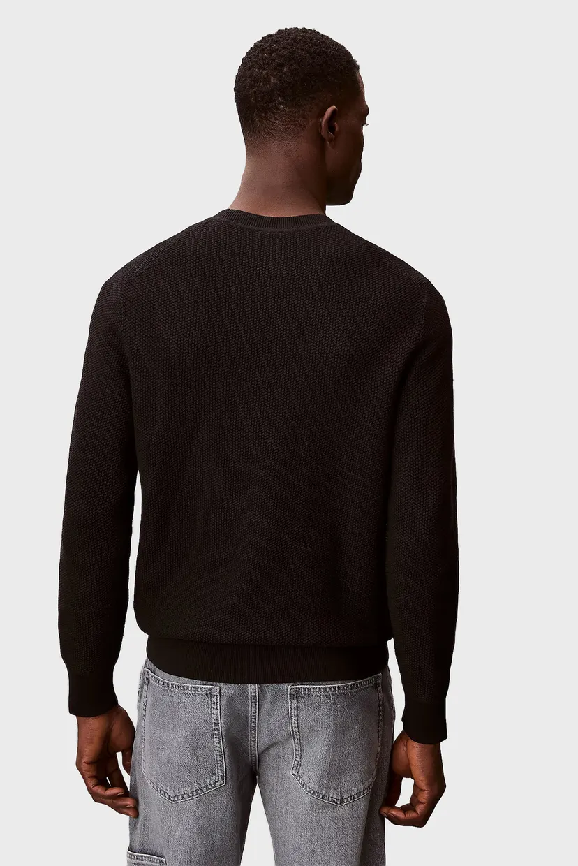 Свитер/LS TEXTURED COTTON CREWNK SWEATE 4