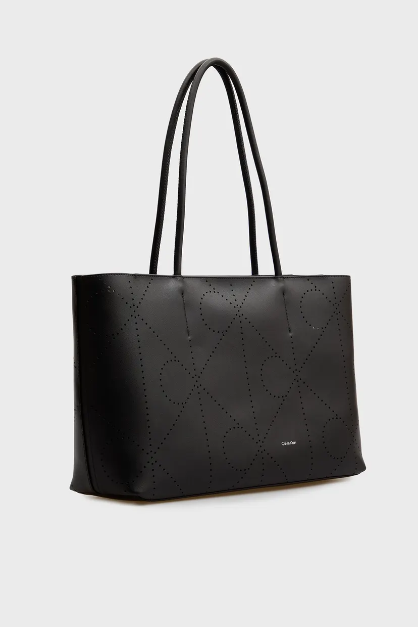 Sac/EMBLEM AOP PERFOR LTHR TOTE 3