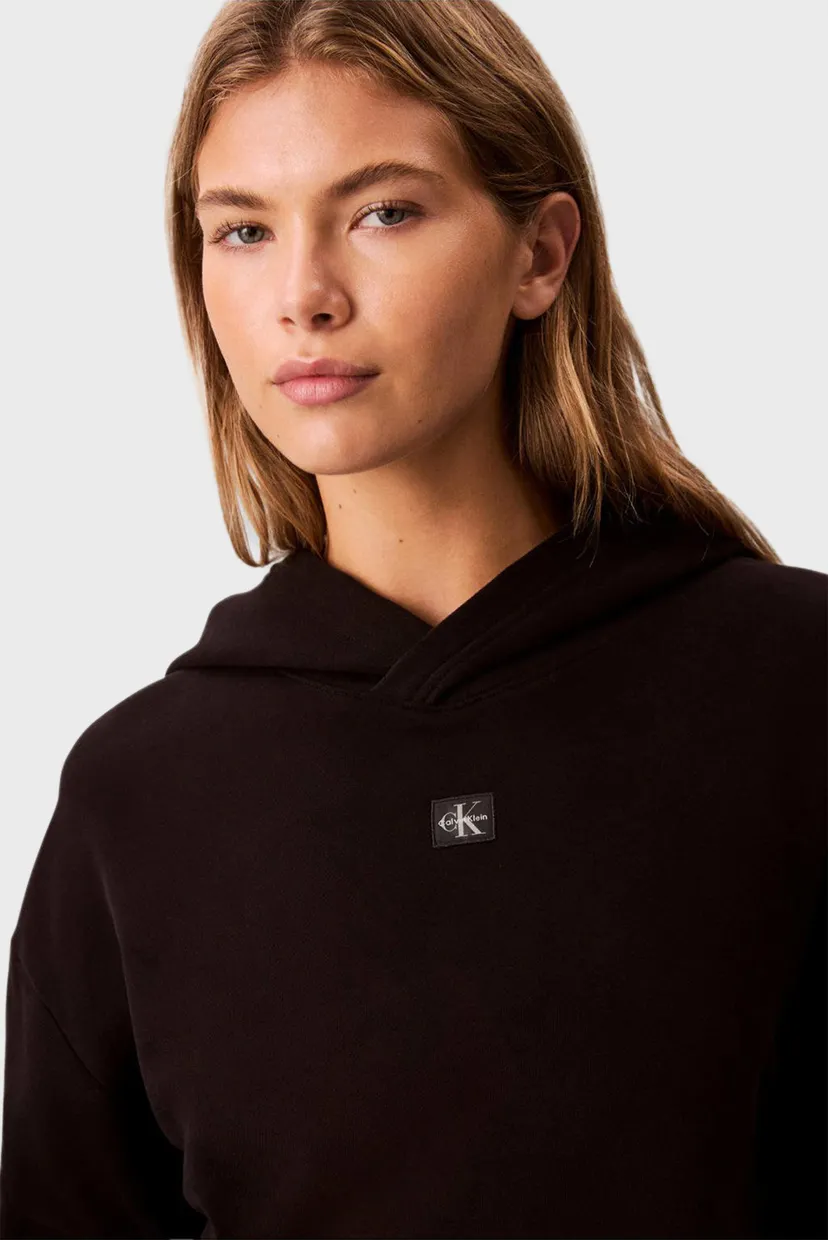Slab/WOVEN LABEL PEACHED HOODIE 5