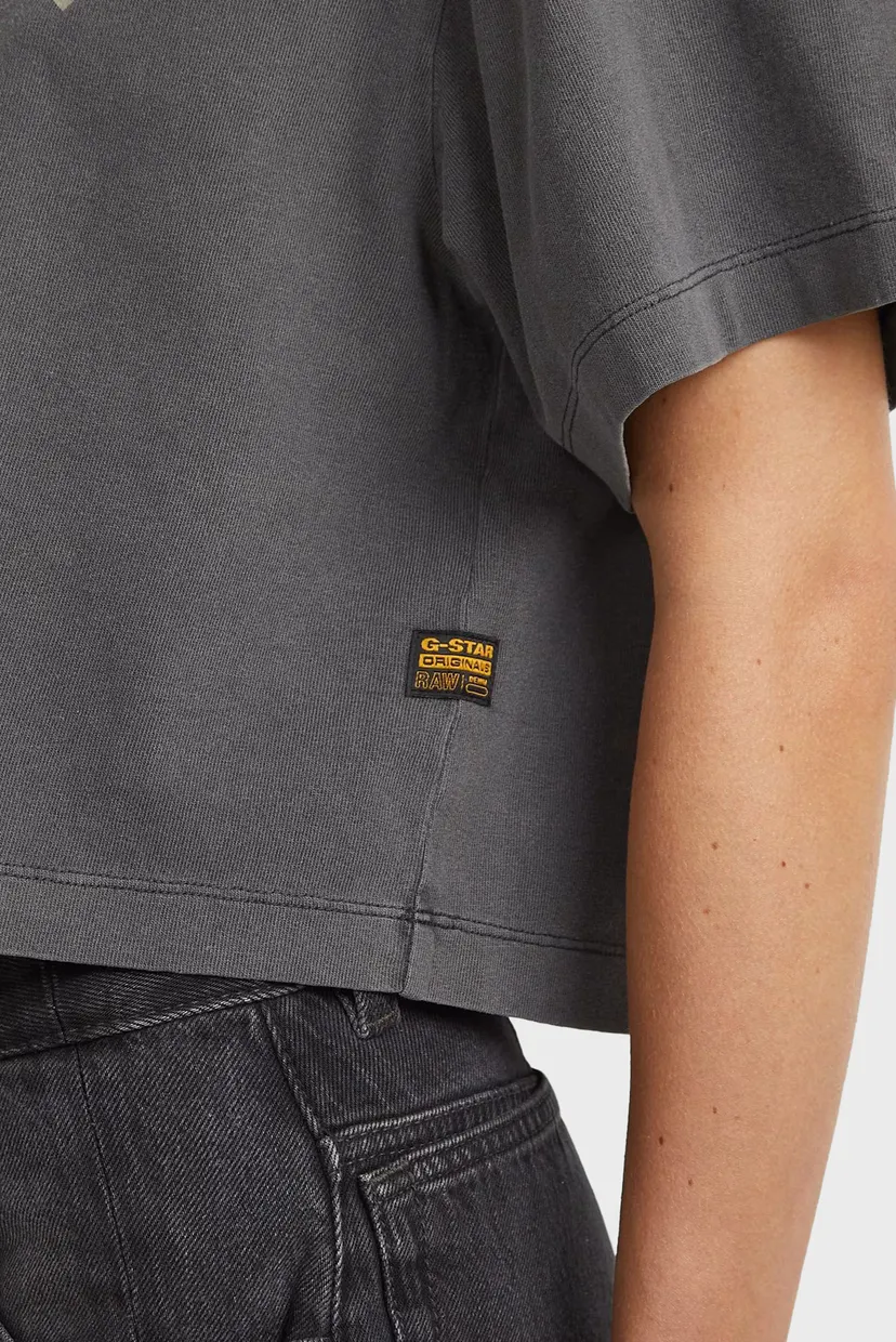 Tricou/Washed gr boxy r t wmn 4
