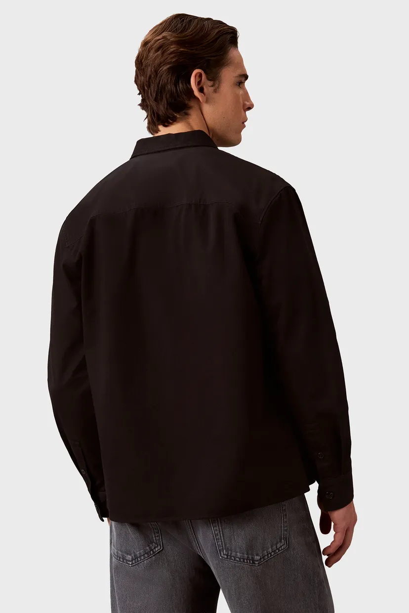 Рубашка/LS GARMENT WASH TWILL EASY OVERS 4