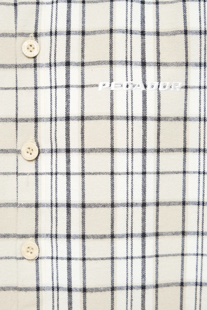 Cămaşă/Besalu Waffle Sleeve Flannel Shirt 3