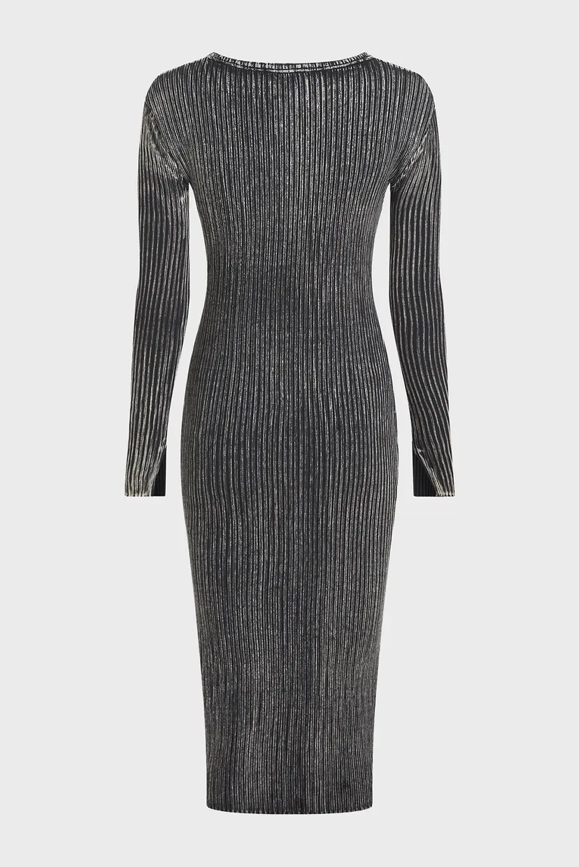 Платье/KLJ LS RIBBED DRESS 6