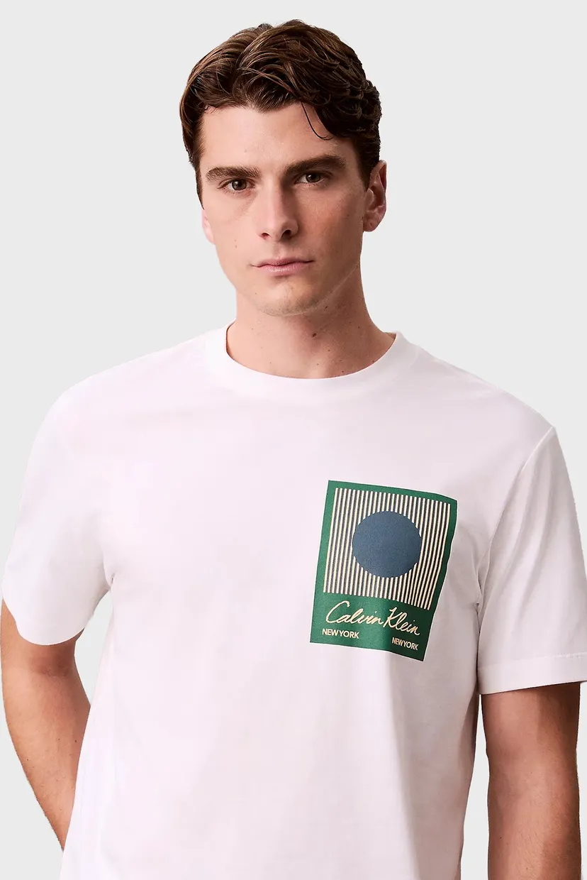 Футболка/SS 20S CALVIN KLEIN MATCHES GRAP 5