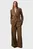 Pantaloni/Wool Gaberdine Wide Leg Trouser
