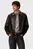 Куртка кожаная/LS FAUX LEATHER BOMBER JKT