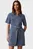 Платье/BELTED SHIRT DRESS RADIO BLUES