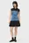 Платье/KLJ MIXED MATERIAL DRESS