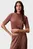 Tricou/SS SHINY RIB MOCK NK TOP