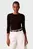 Maneca lunga/LS WOVEN LABEL 2X2 RIB CREW TOP