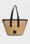 Sac/KLJ BOX LOGO RAFFIA SHOPPER