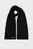 Шарф/PATCH CHUNKY RIB CTN KNIT SCARF