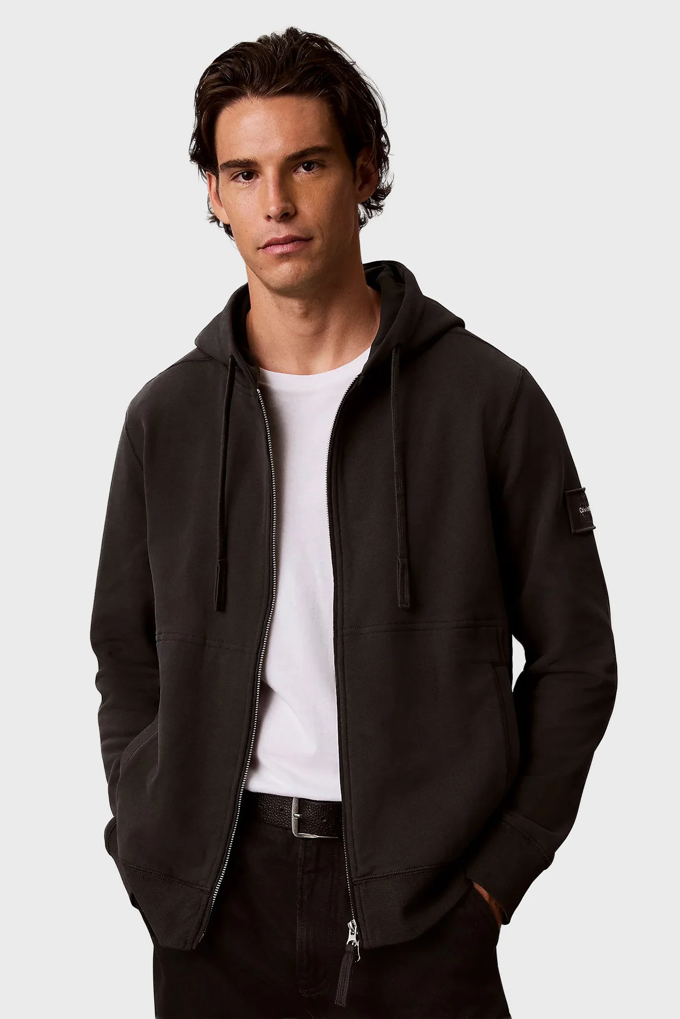 Реглан/LS EU 350TERRY BADGE FZ HOODIE Calvin Klein