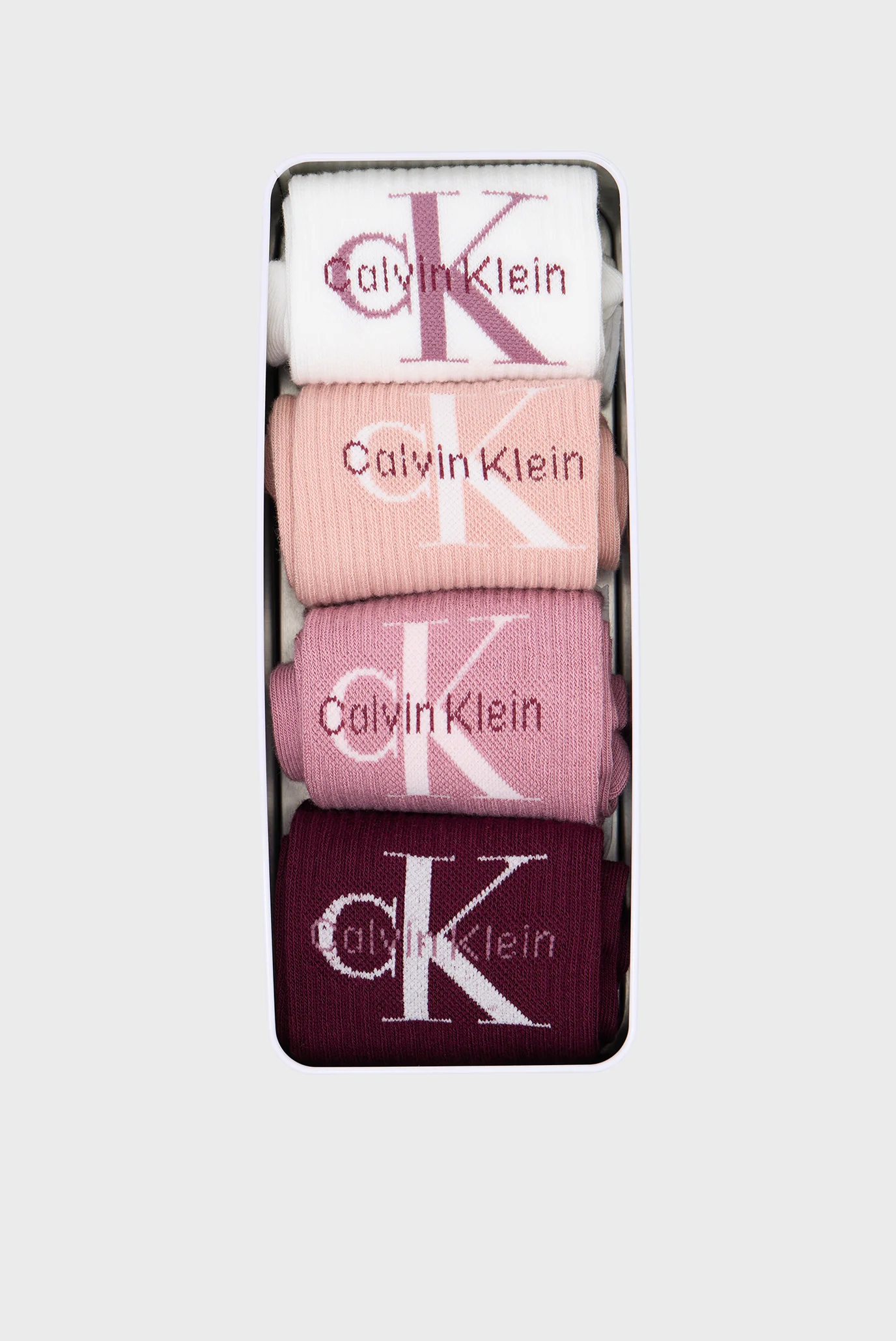Un set de șosete/CK WOMEN SOCK 4P GIFTBOX MONOL Calvin Klein