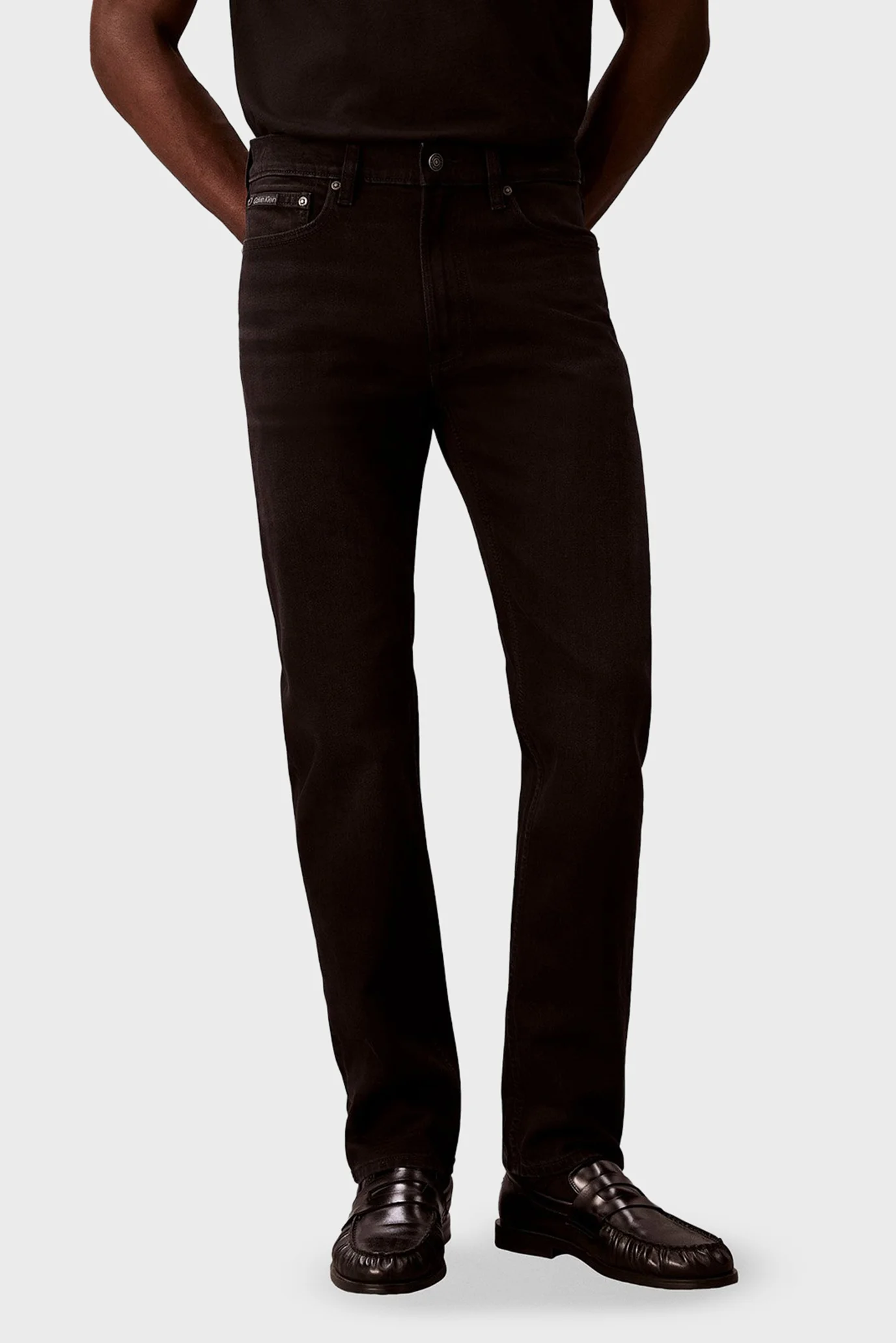 Blugi/SLIM STRAIGHT WALL STREET BLACK Calvin Klein
