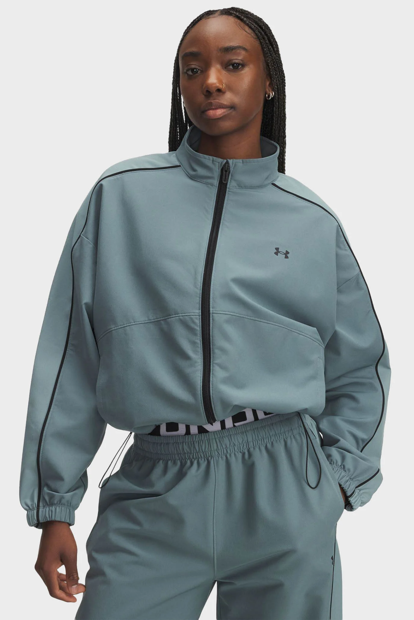 Geacă subțire Albastră Pentru femei UA Rival Swoven Jacket Under Armour