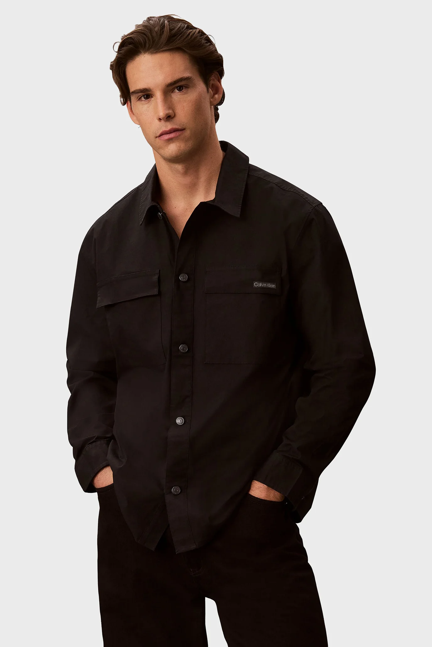 Cămaşă/LS COTTON NYLON UTILITY OVERSHIR Calvin Klein Jeans