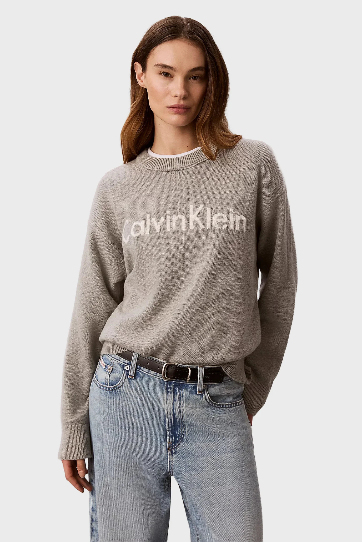 Свитер/CONTRAST LOGO LS SWEATER Calvin Klein Jeans