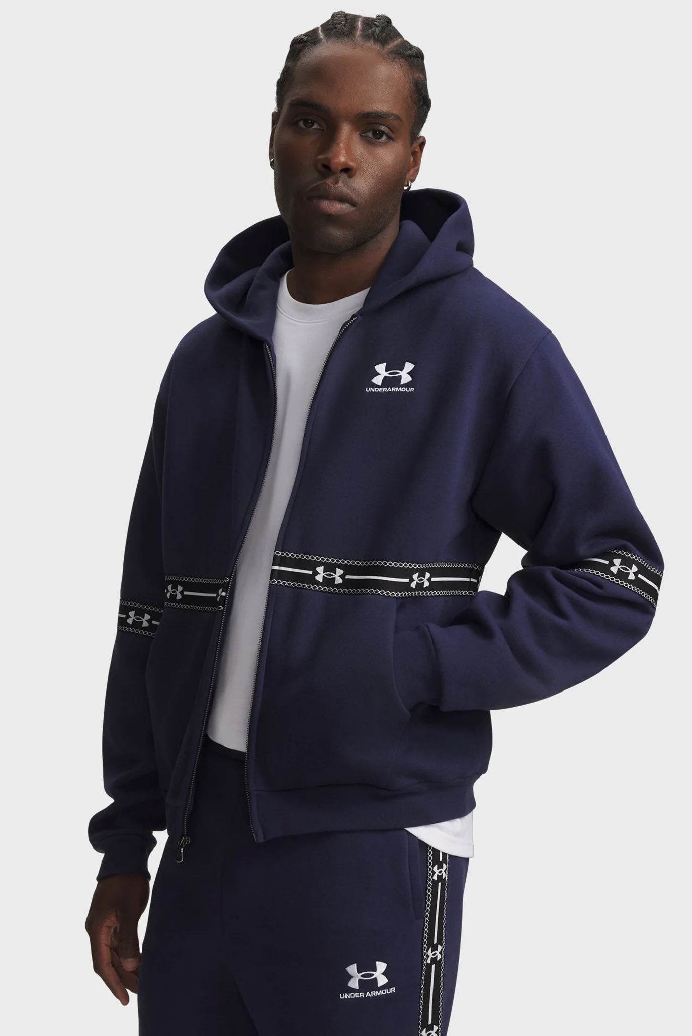 Реглан/UA Icon Flc Taped FZ-BLU Under Armour