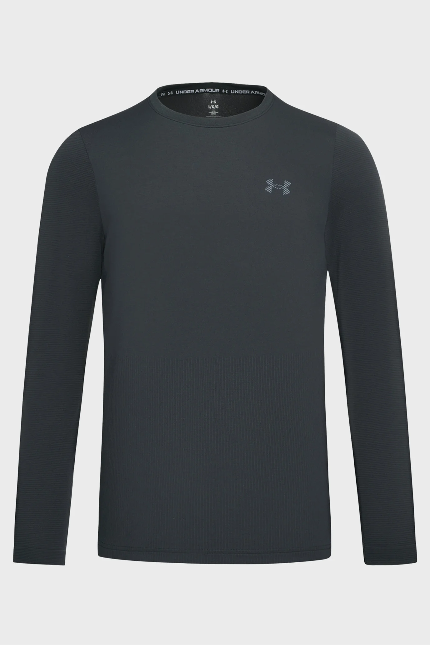 Tricou cu mânecă lungă Negru Pentru bărbați UA Wool Run LS Under Armour