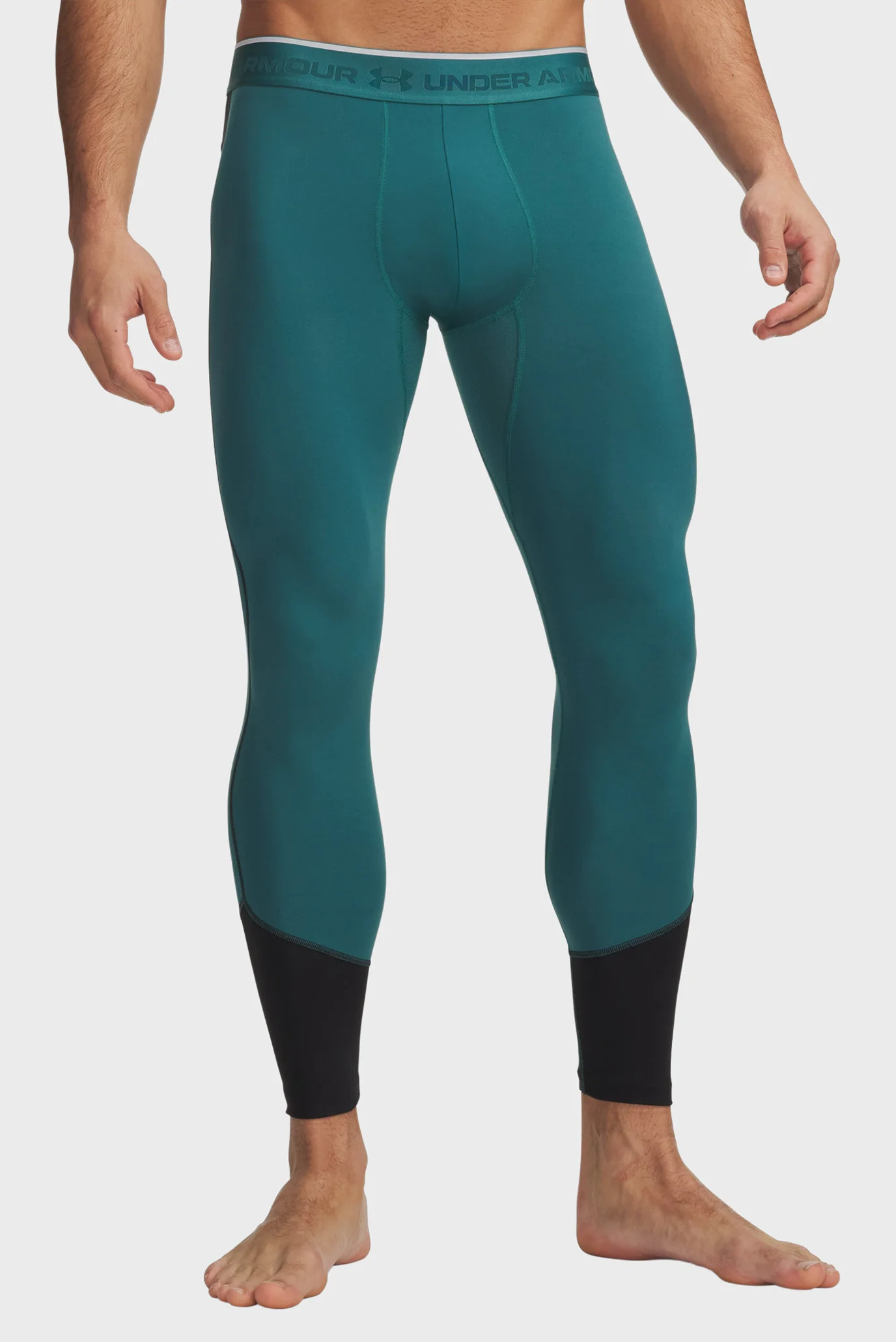 Мужские зеленые тайтсы UA HG Elite Under Armour