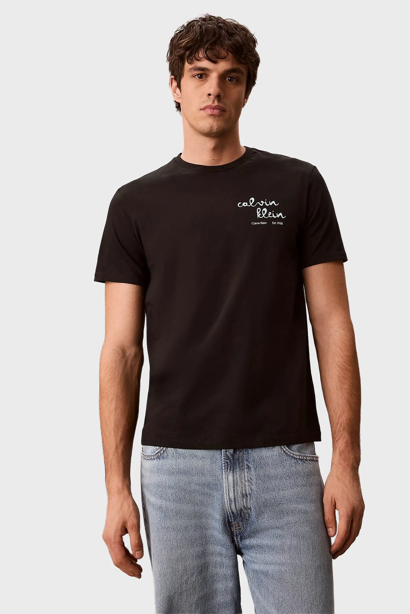 Tricou/SS 30S EU CK TRVL LINES SEASONAL Calvin Klein Jeans