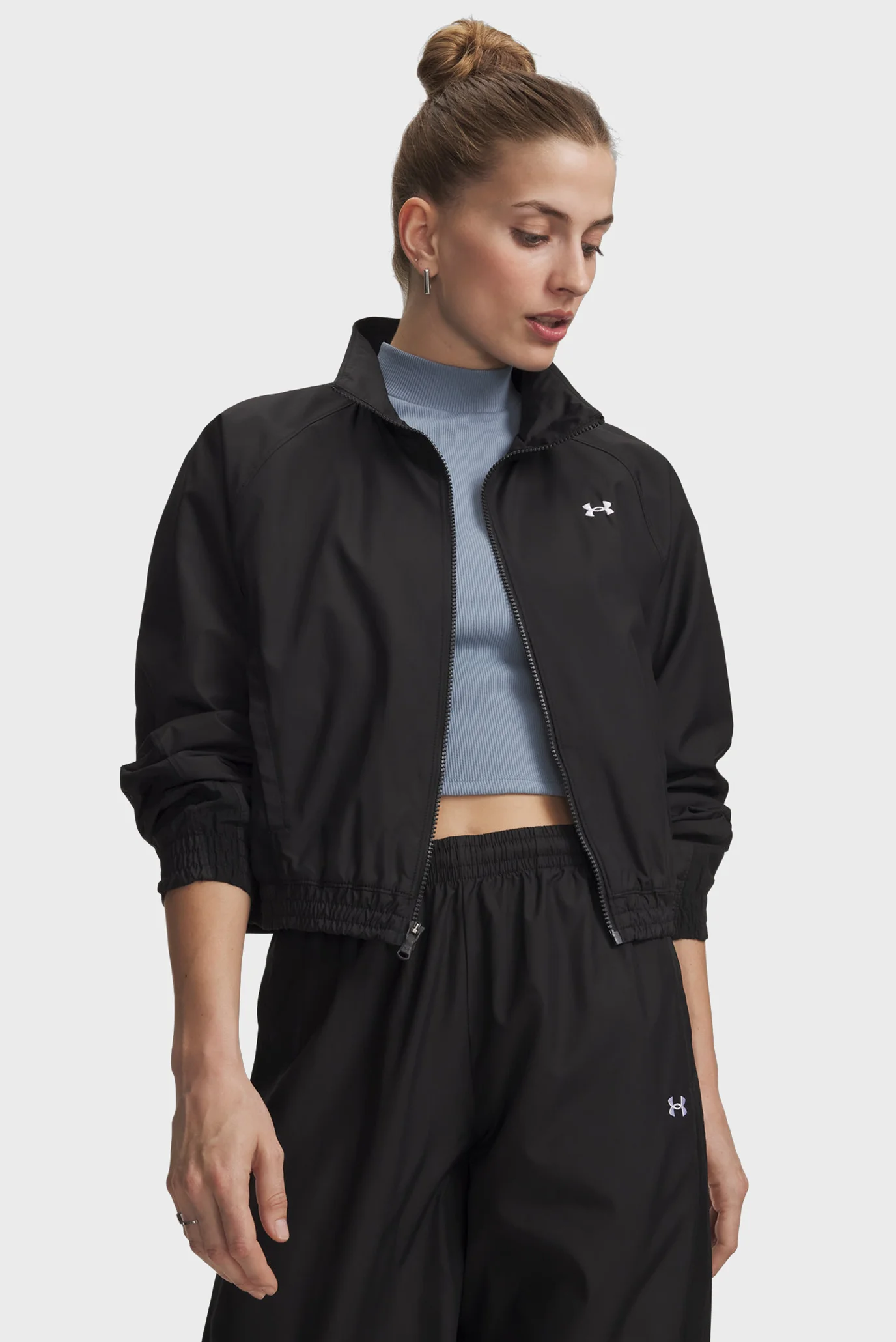 Женская Черная Ветровка Icon Woven Jacket Under Armour