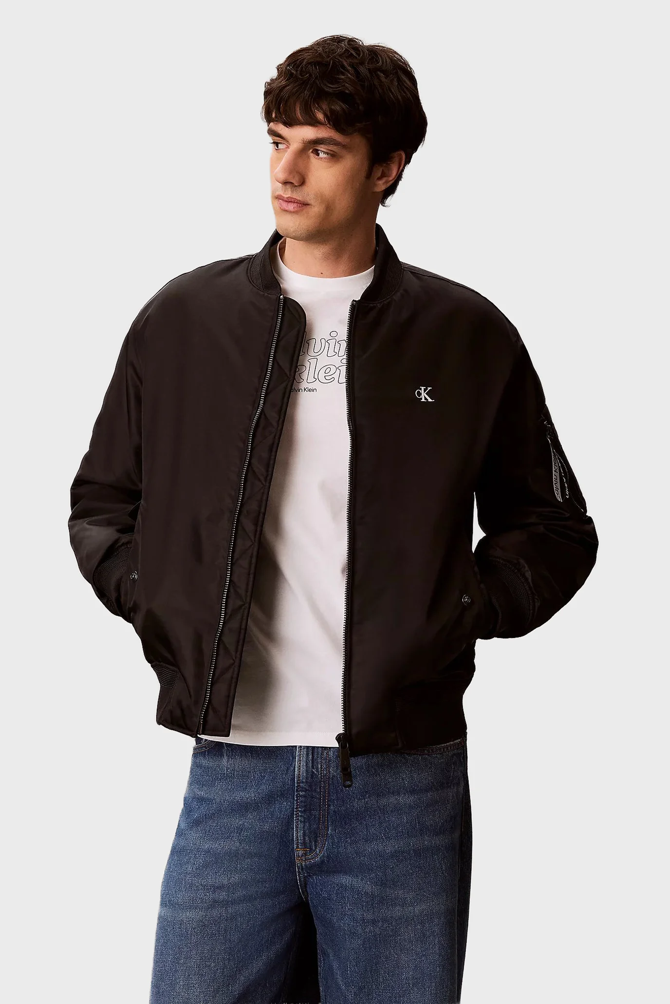 Geaca demi-sezon/LS JEANS NYLON BOMBER JKT Calvin Klein Jeans