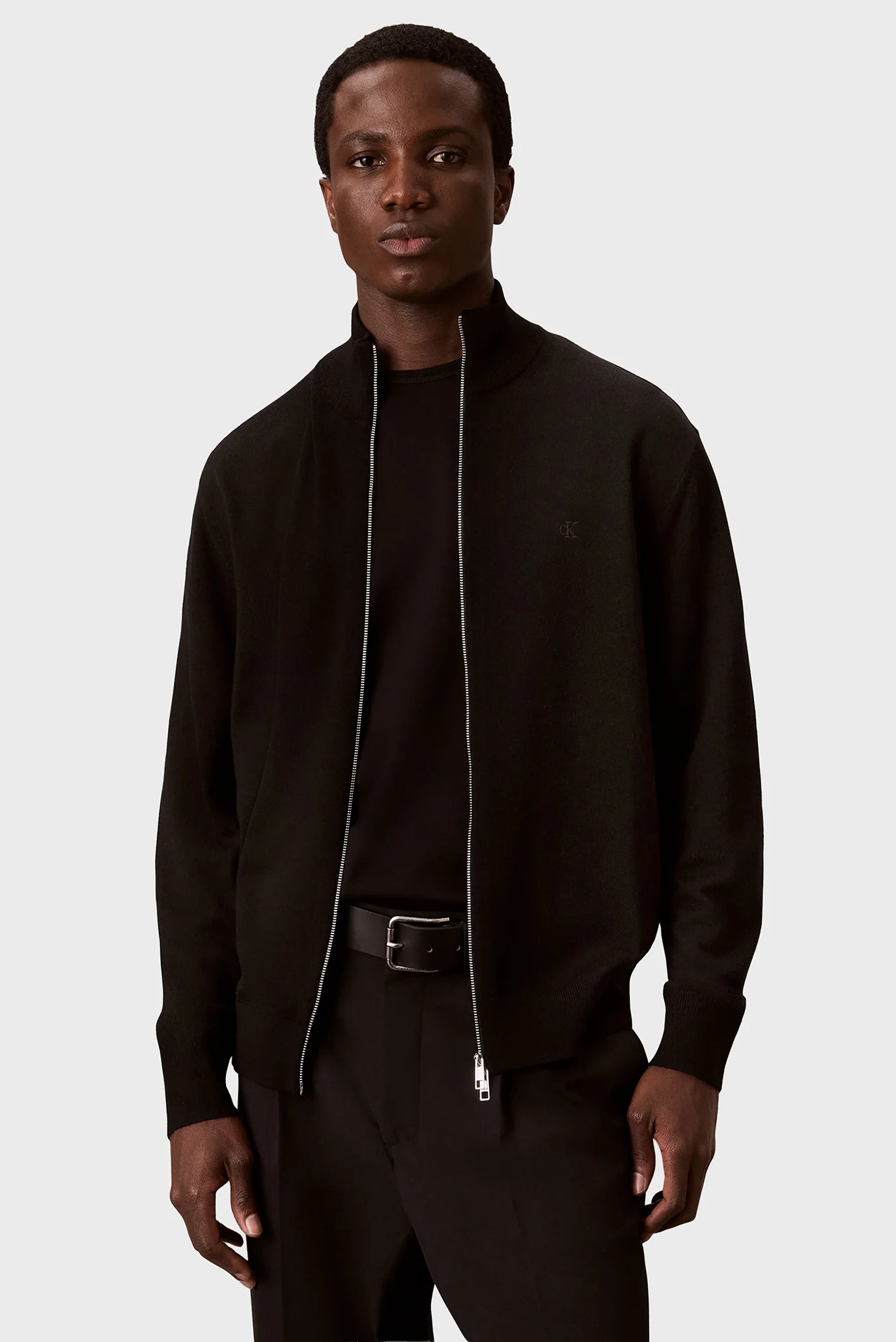 Кардиган/LS 100% MERINO FULL ZIP 14GG Calvin Klein
