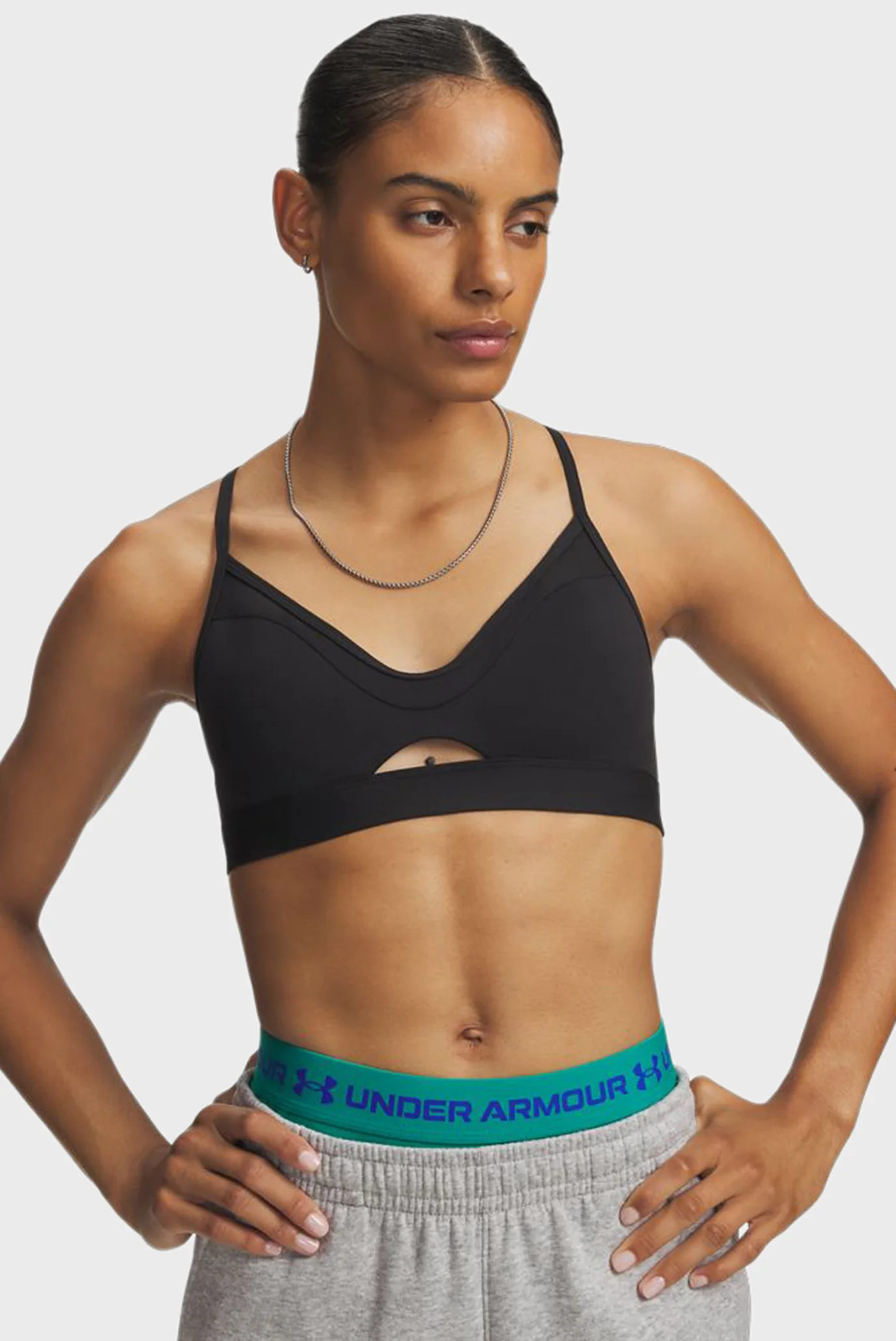Женский Черный Топ Meridian Strappy Bralette Under Armour