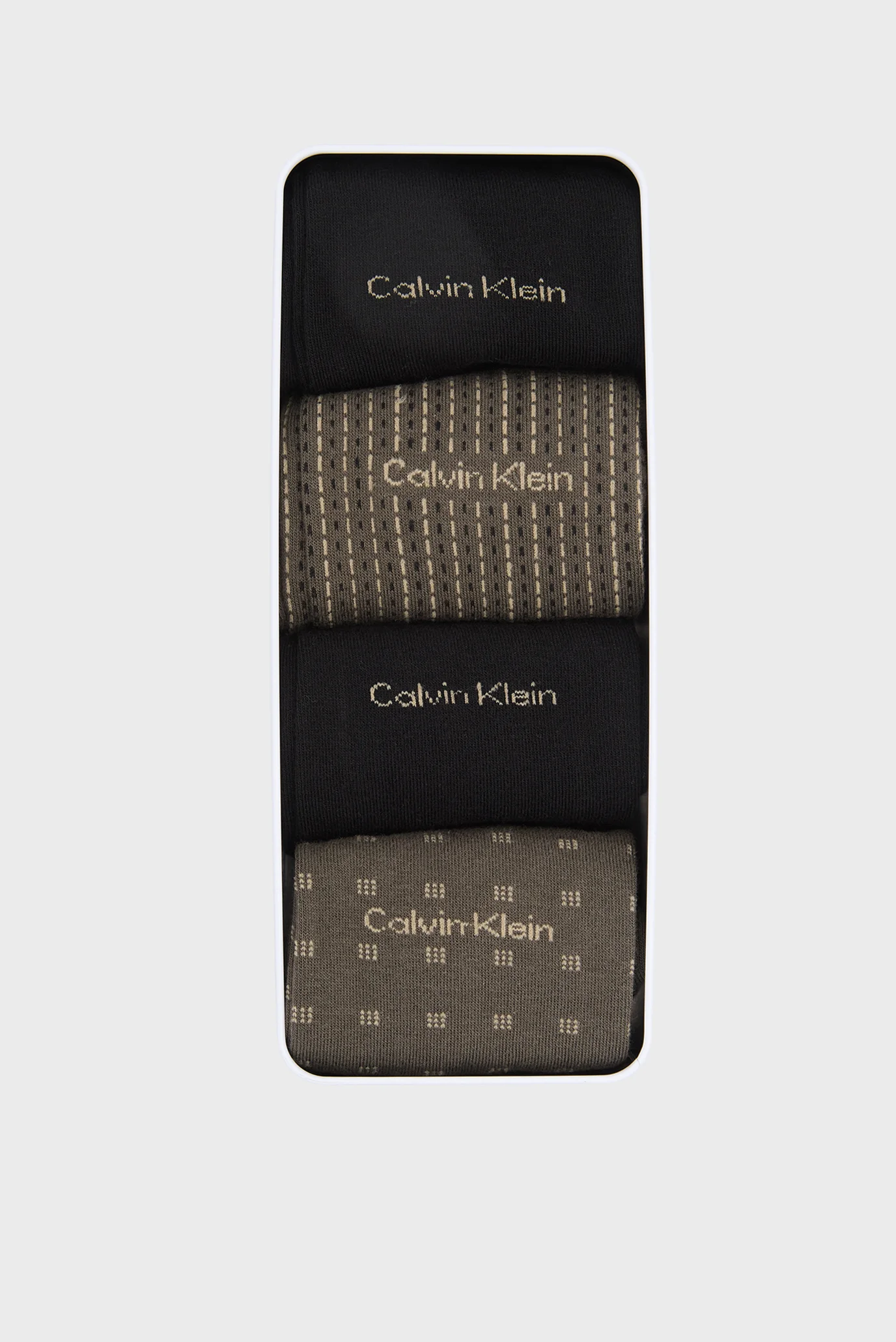 Носки/CK MEN SOCK 4P GIFTBOX AOP Calvin Klein