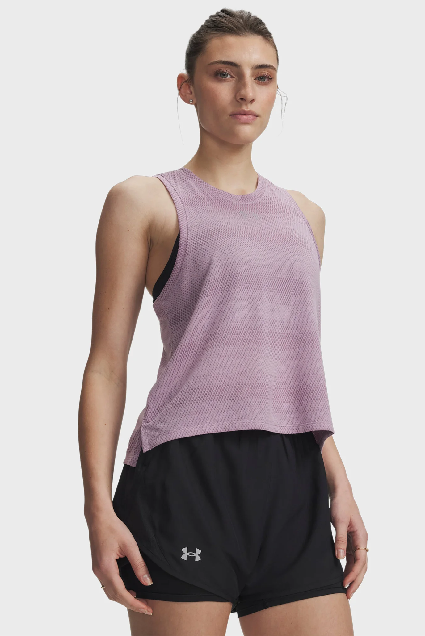 Женская сиреневая майка UA Velociti Under Armour