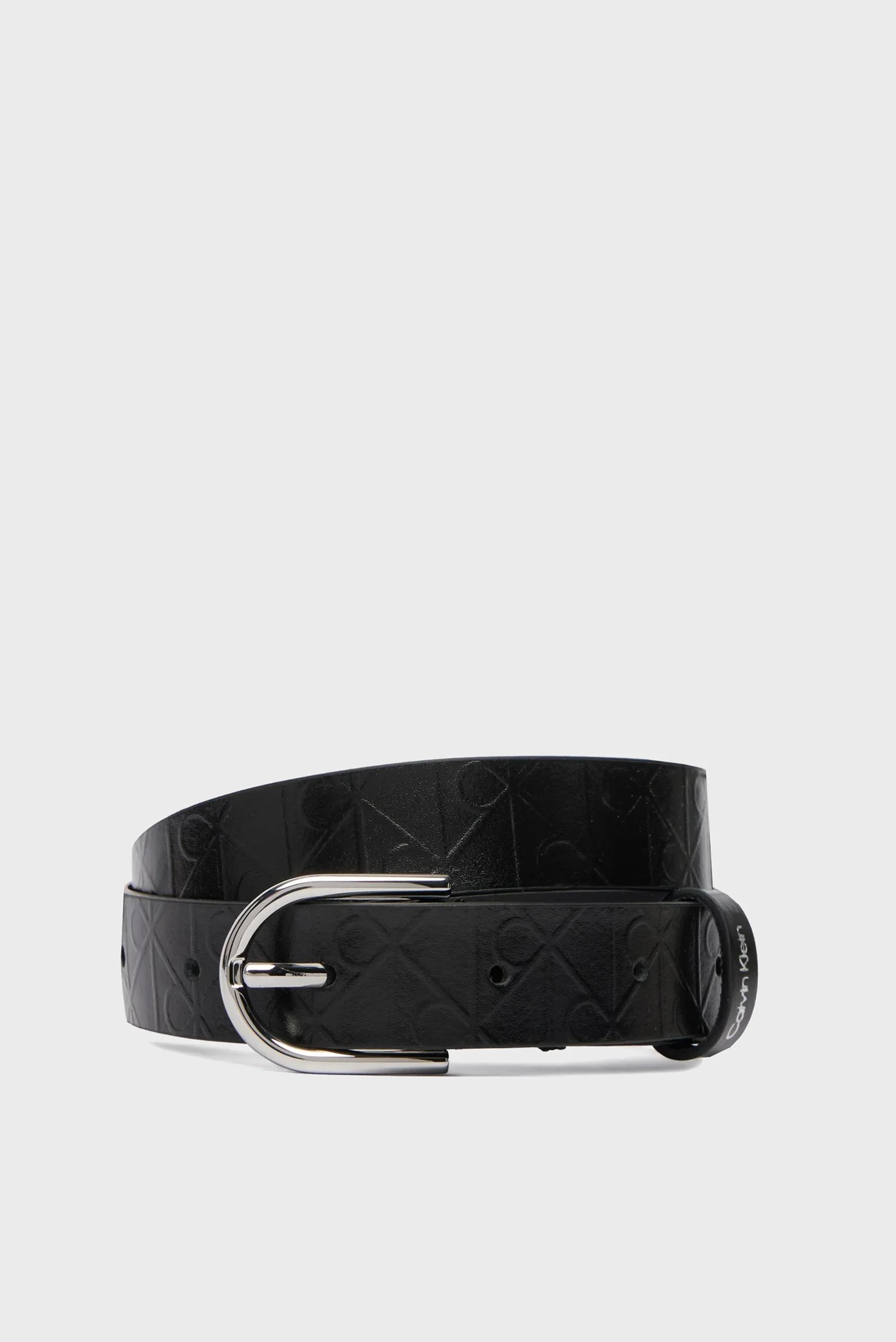 Ремень/ROUND BUCKLE DEBOSSED AOP 25MM Calvin Klein