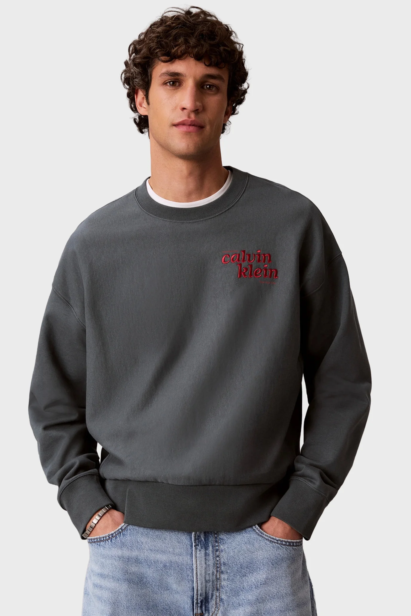 Hanorac/LS PREMIUM TERRY GRPH CREWNECK Calvin Klein Jeans