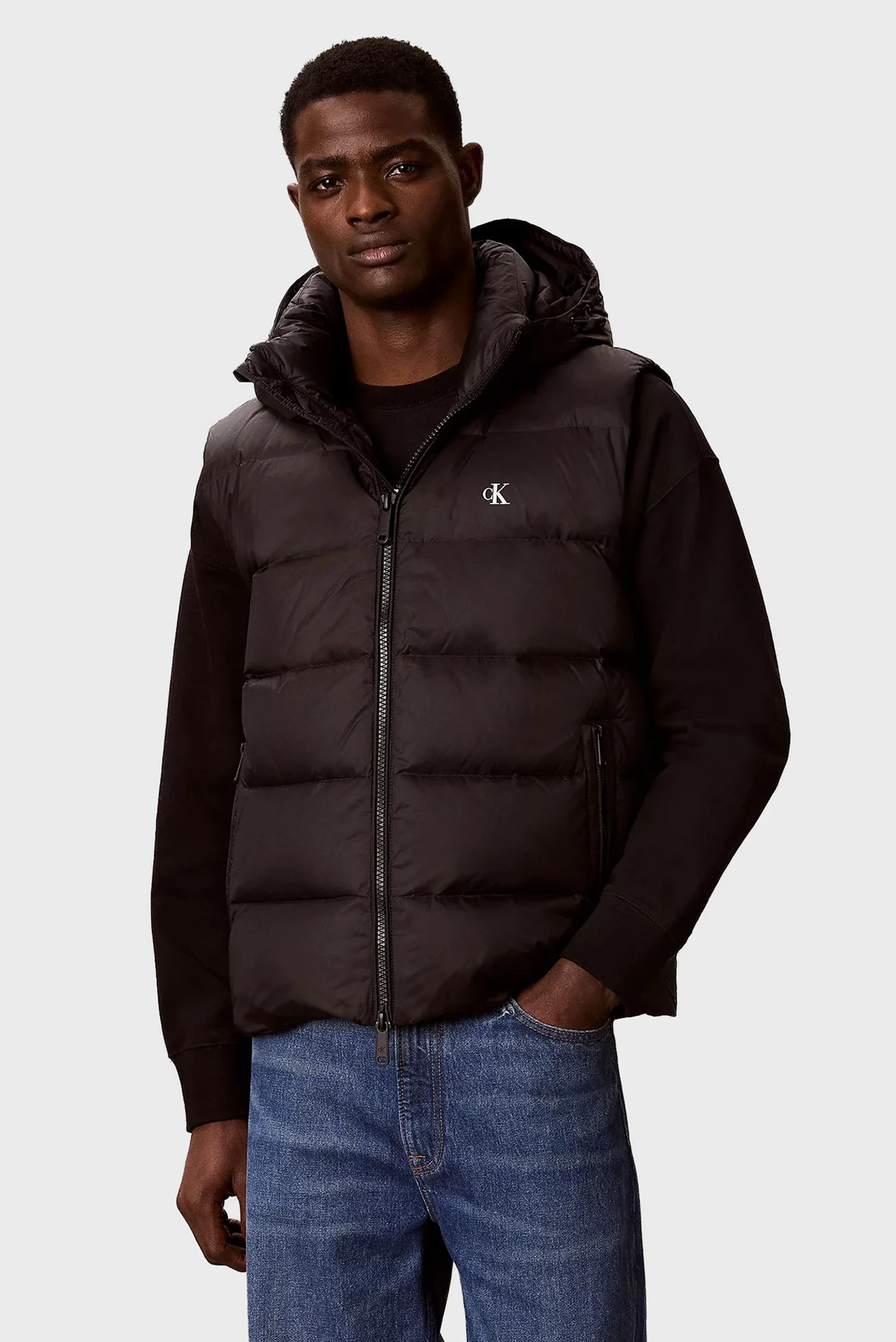 Vestă/SLS NYLN ZP OFF HOD DWN PUFR VST Calvin Klein Jeans