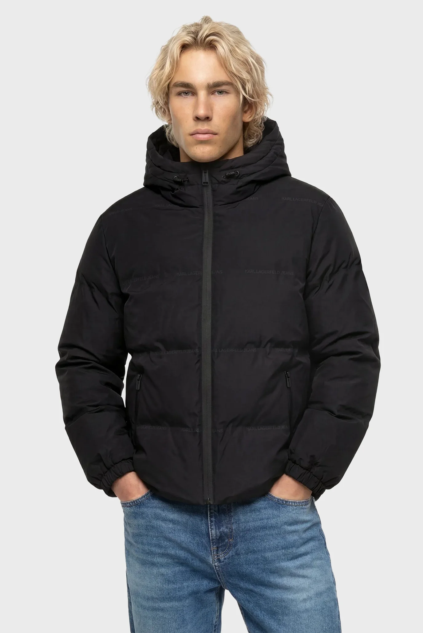 Куртка зимняя/klj regular logo puffer Karl Lagerfeld Jeans