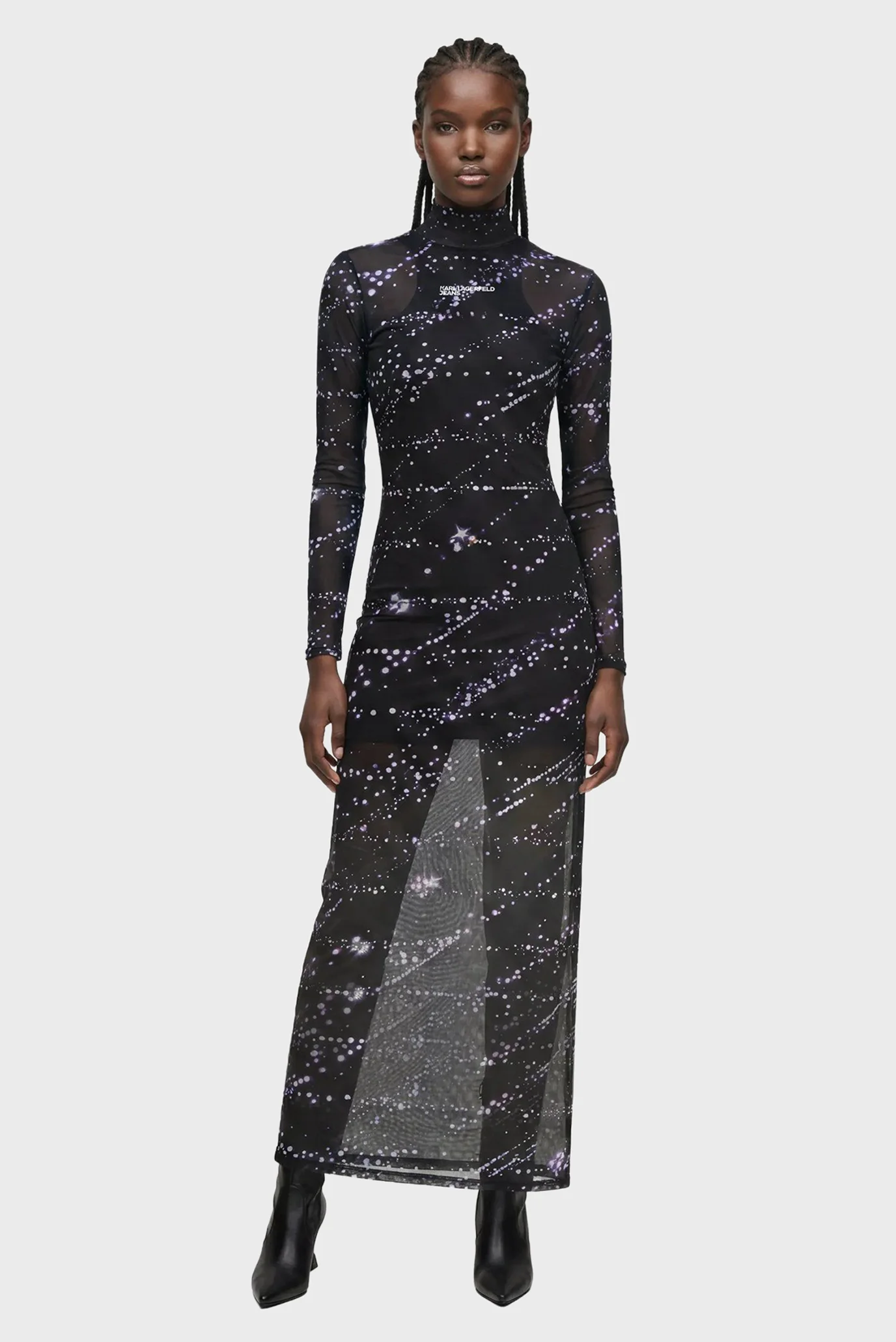 Платье/klj mesh aop maxi dress Karl Lagerfeld Jeans
