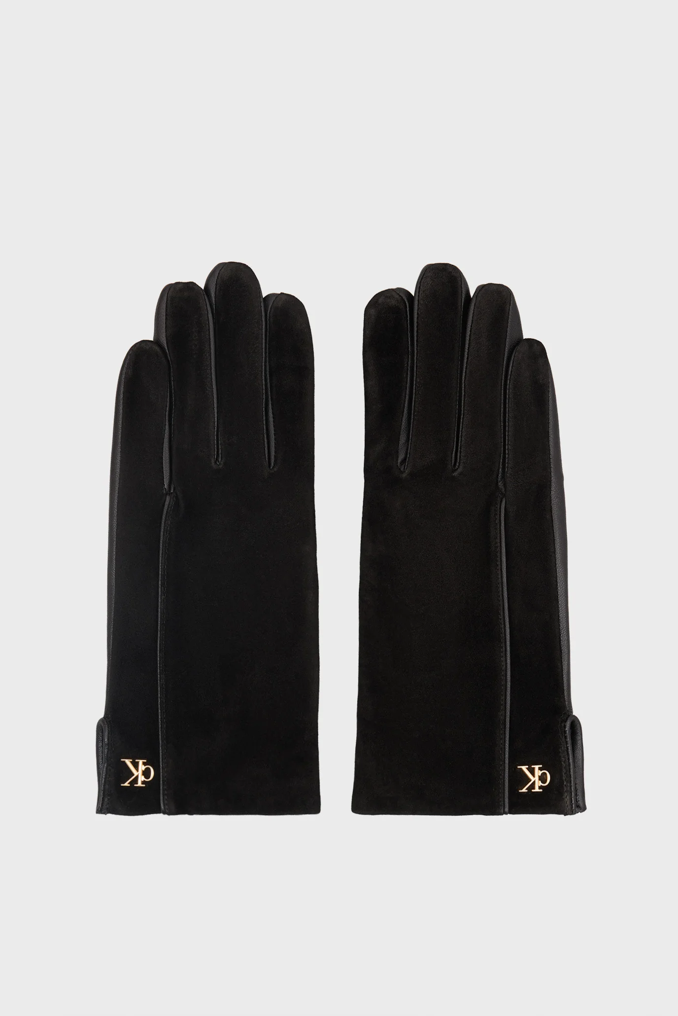 Перчатки/METAL CK SUEDE LEATHER GLOVES Calvin Klein