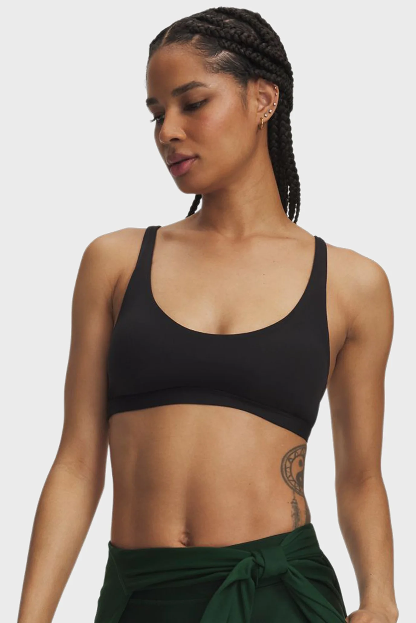 Top Negru Pentru femei UA Motion Low Bra Under Armour