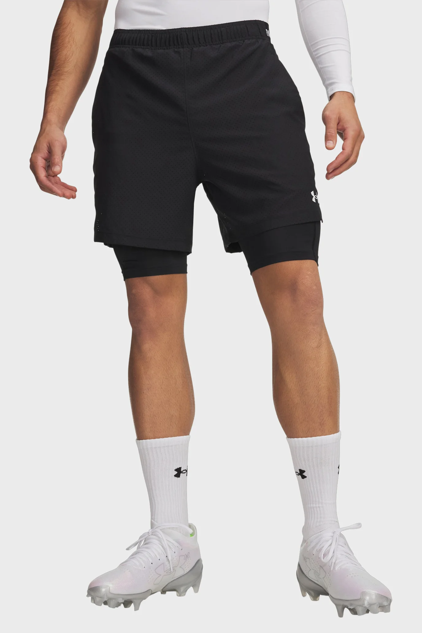 Шорты/UA Vanish Wven Short 2.0 2n1-BLK Under Armour