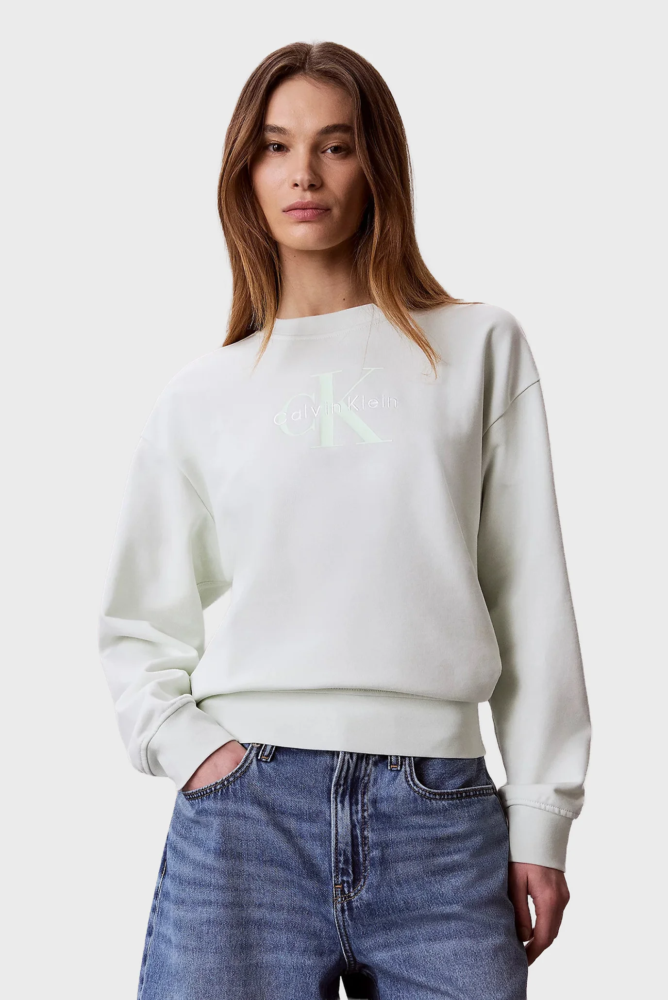 Hanorac/LS FRENCH TERRY MONOLOGO CREW Calvin Klein Jeans
