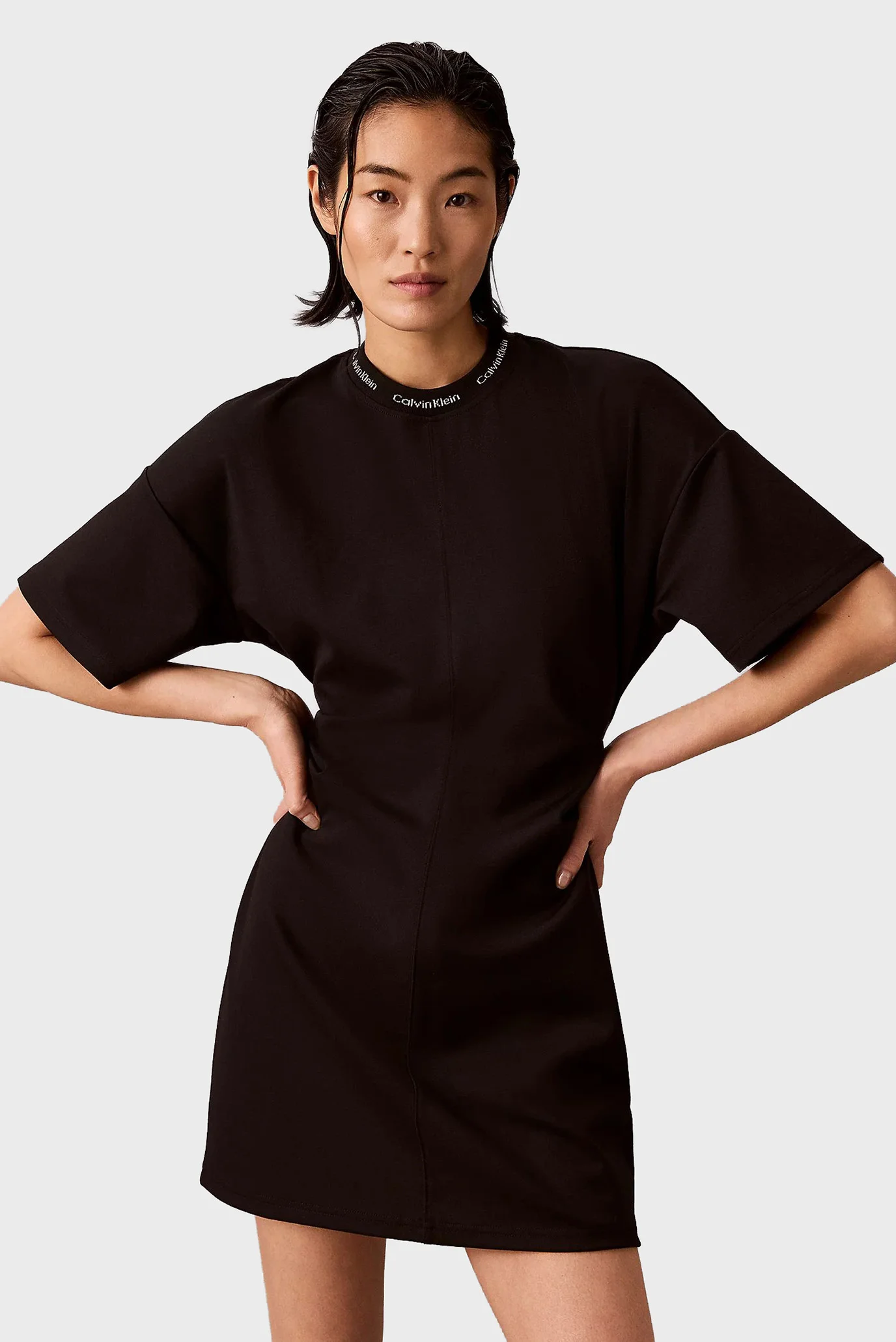 Платье/SS LOGO RIB INTERLOCK T-SHIRT DR Calvin Klein Jeans