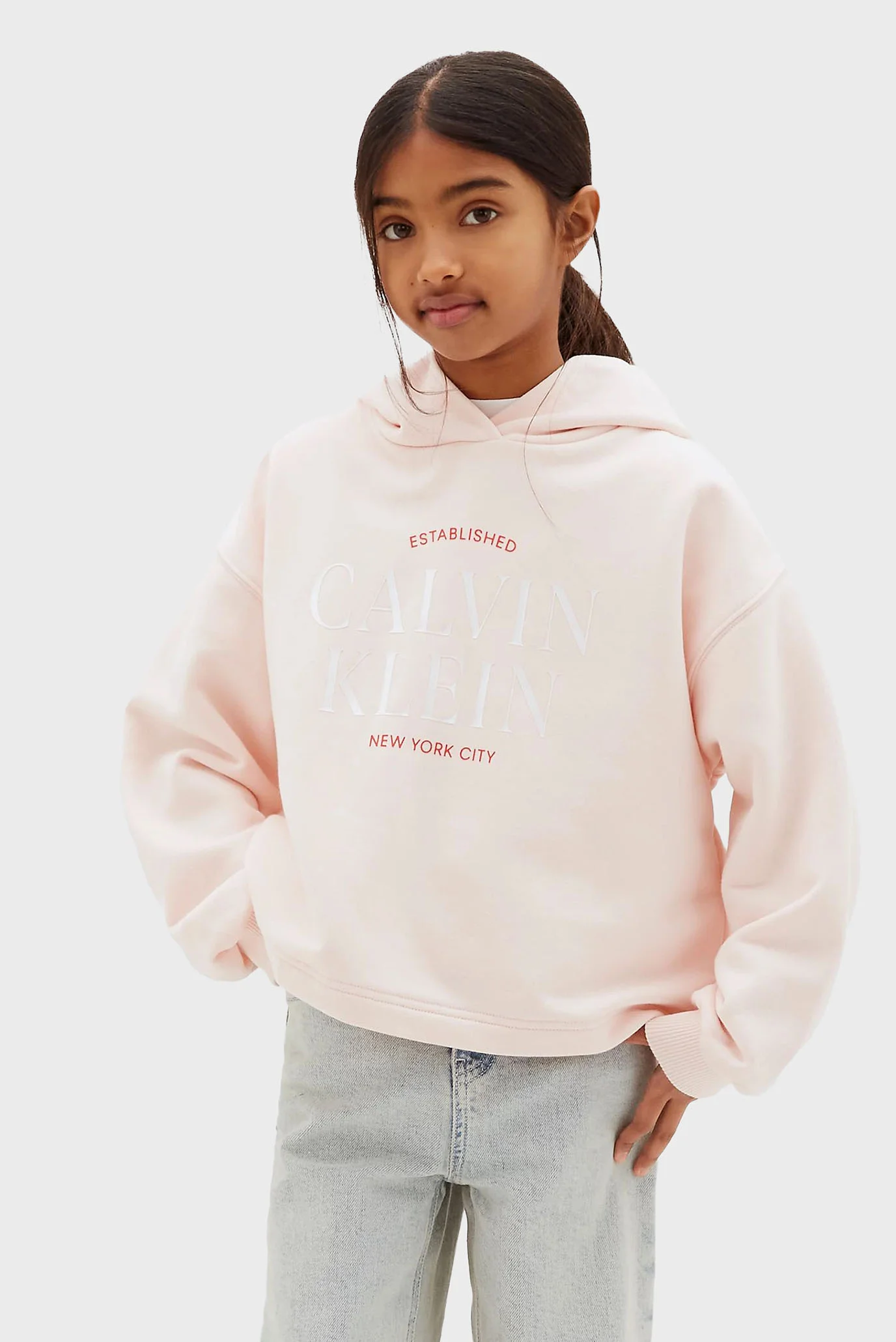 Худи/CALVIN KLEIN BOXY FIT HOODIE Calvin Klein Kids