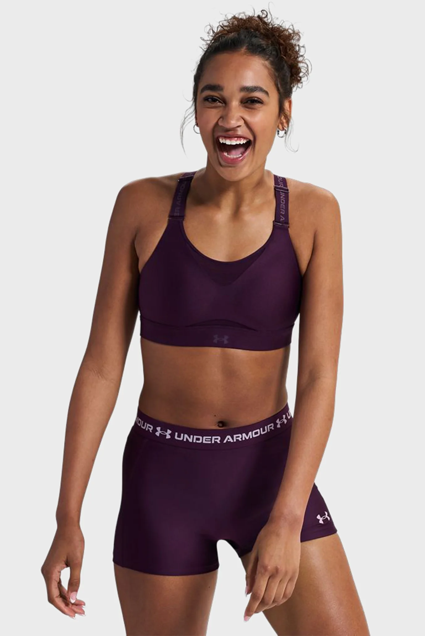 Женский фиолетовый топ UA Infinity High 2.0 Under Armour